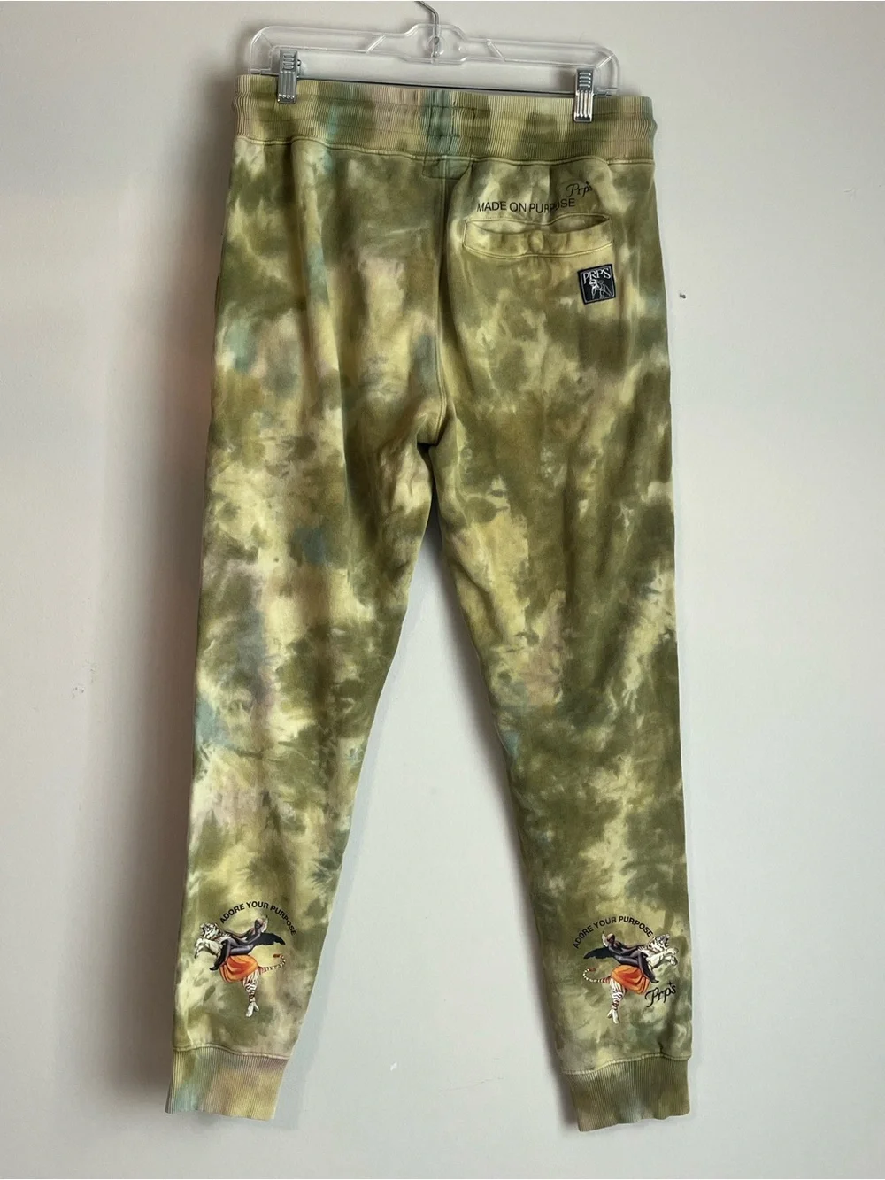 Prps Men’s Tie-Dye Graphic Sweatpants